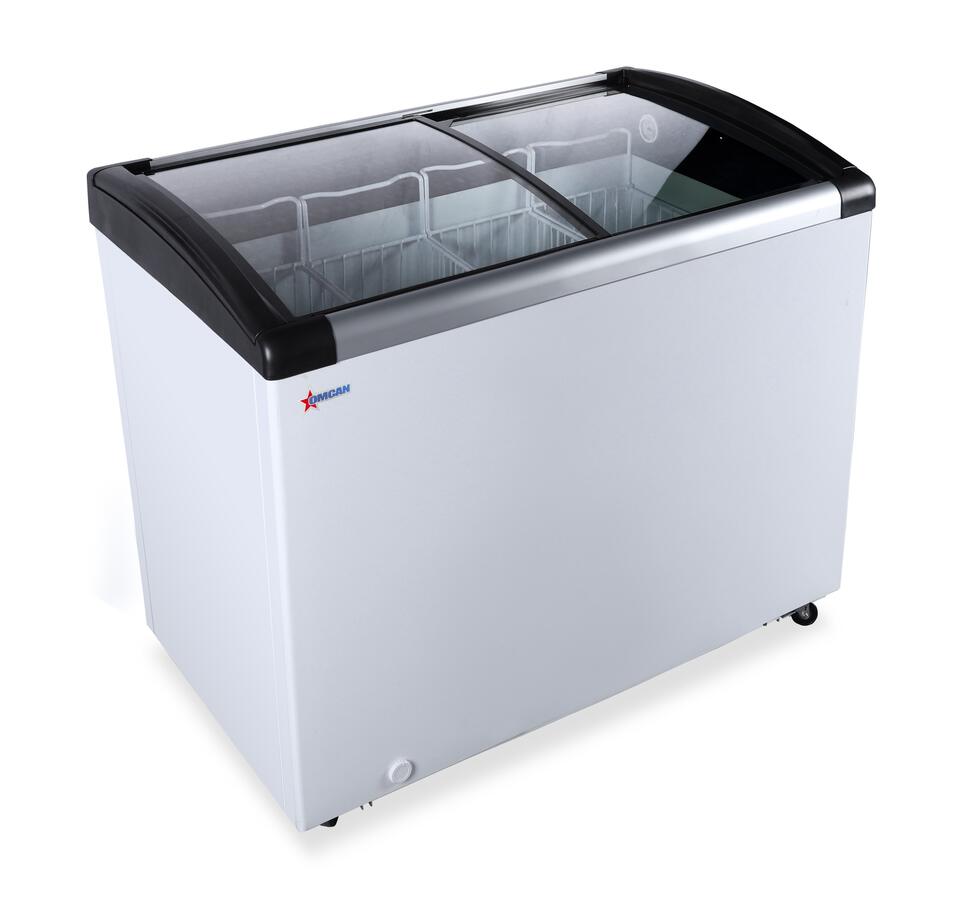 Omcan USA 47752 6.7 Cu. Ft. Aluminum Interior Ice Cream Freezer - 110-120 Volts