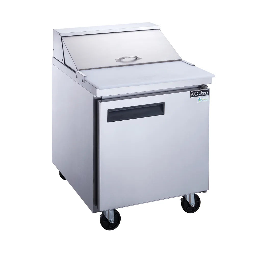 Dukers DSP29-8-S1 29" 1 Self-Closing Solid Door Sandwich / Salad Prep Table