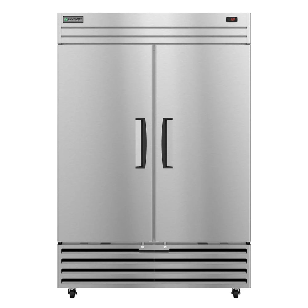 Hoshizaki EF2A-FS 54.37" W Two-Section Solid Door Reach-In Economy Series Freezer - 115 Volts