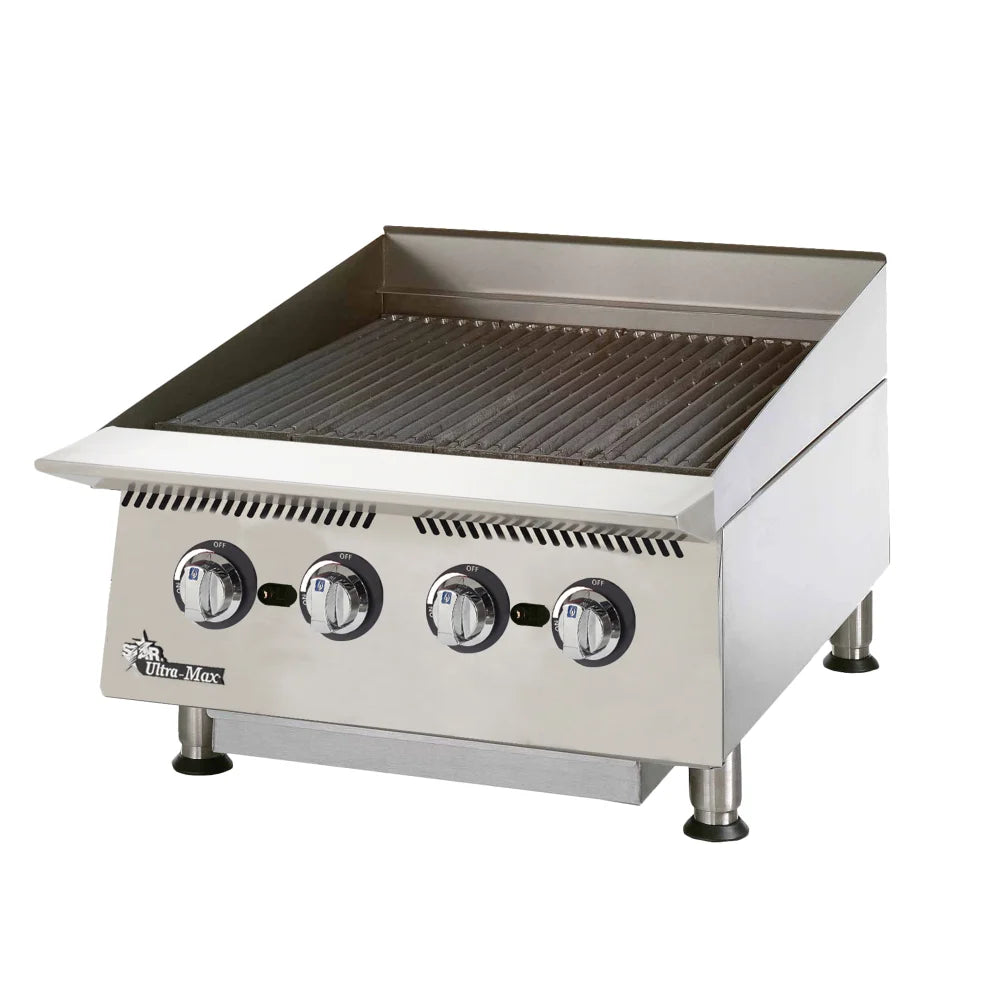 Star 8124RCBB 24" Gas Charbroiler w/ Manual Controls & Steel Radiants