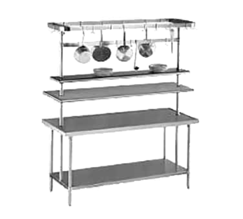 Advance Tabco AUR-96 Adjustable Table-Mounted Utensil Rack