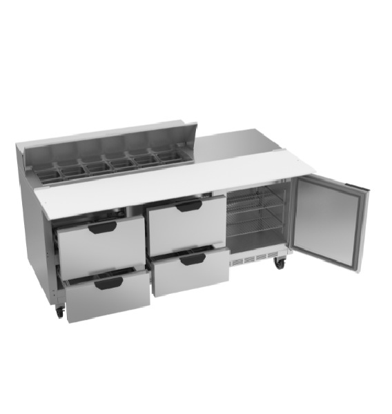Beverage Air SPE72HC-30M Mega Top Refrigerated Counter
