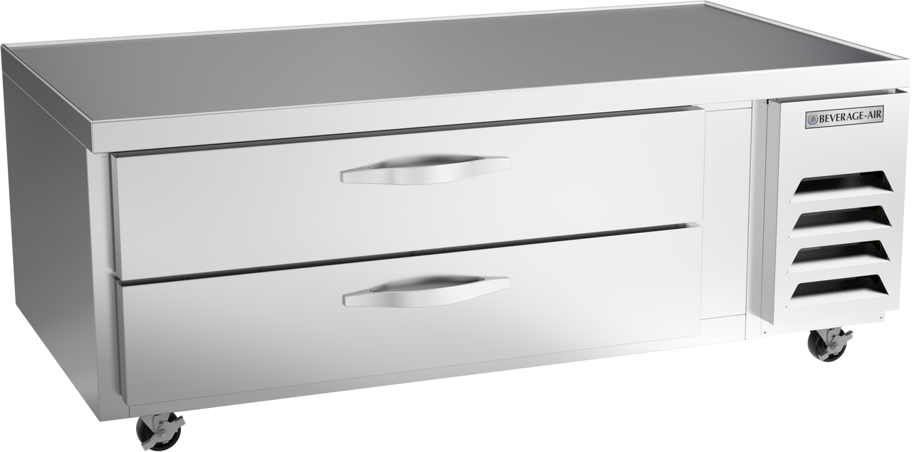 Beverage Air WTRCS60HC 60.5"W Two Drawer Worktop Cook Stand Refrigerator