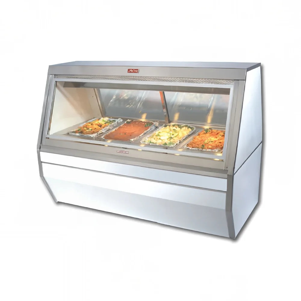 Howard McCray CHS35-8 Hot Food Case 95"W 6 Individual Thermostatically Controlled Wells With White Exterior & White Interior