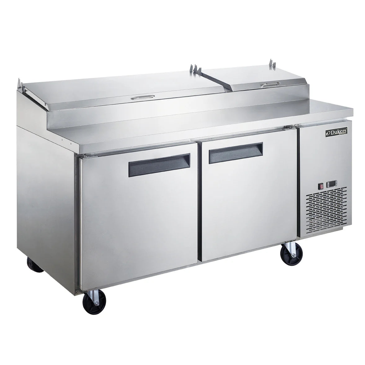 Dukers DPP70 70" 2 Solid Self-Closing Doors Sandwich / Salad Prep Table