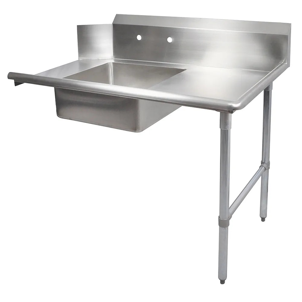 John Boos EDTS8-S30-R60 Soiled Dishtable with Pre-Rinse Sink