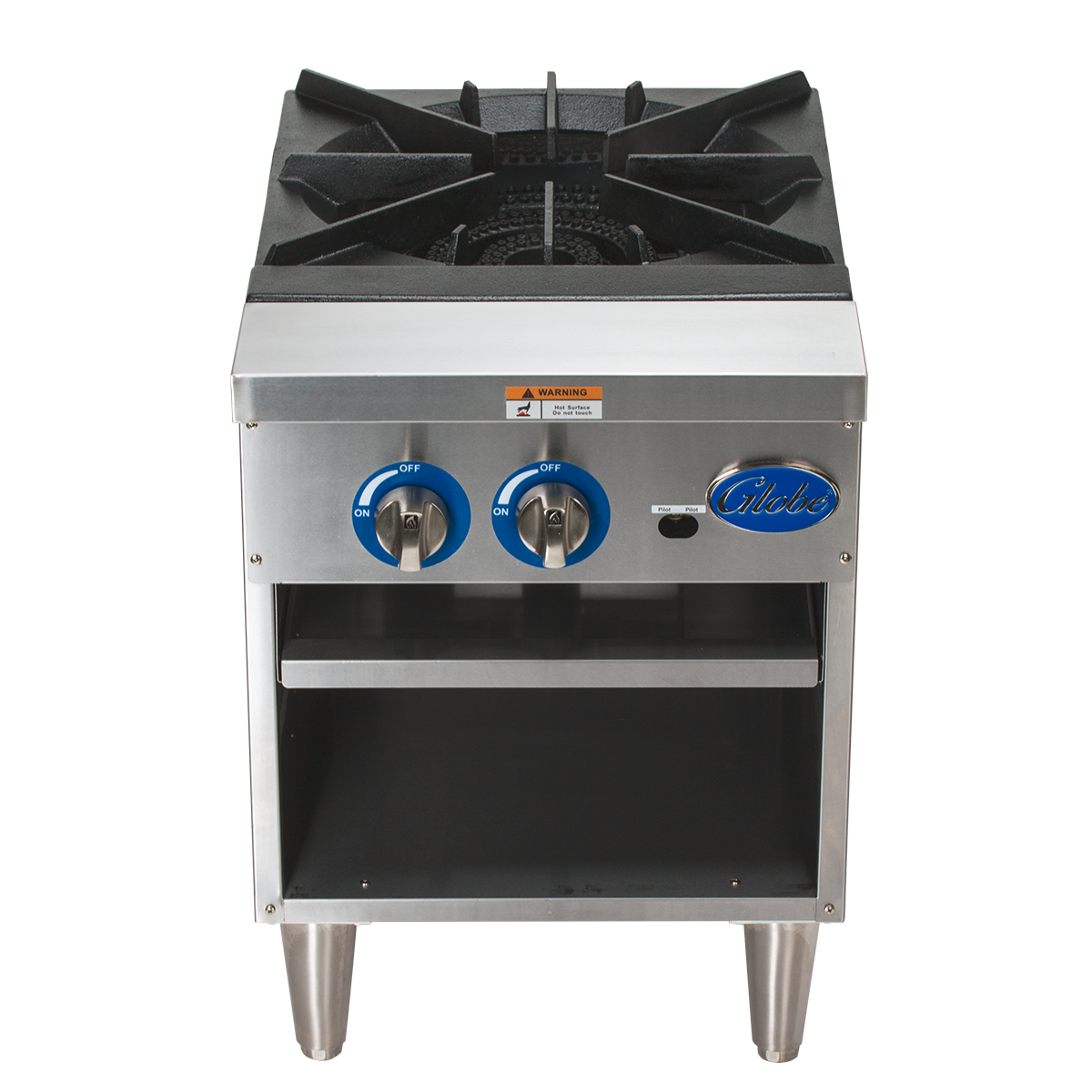 Globe GSP18G 18" Stock Pot Range - 100,000 BTU - Natural Gas