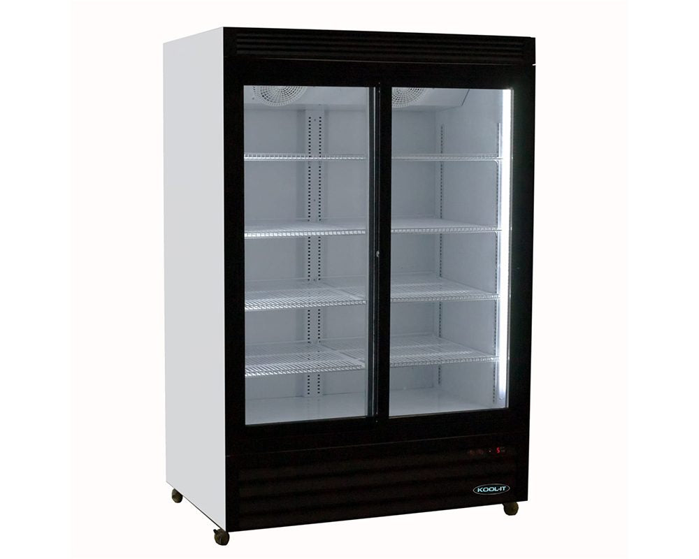 MVP Group KSM-40 33.5 Cu. Ft. White 2 Section Kool It Refrigerated Merchandiser - 110 Volts