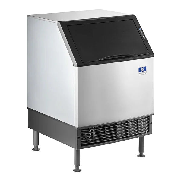 Manitowoc UYF0140A 90 Lbs. Bin Air Cooled Half Dice Cube NEO Undercounter Ice Maker - 115 Volts
