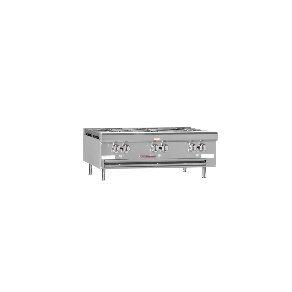 Southbend HDO-36-NG 36" Natural Gas Countertop Hotplate - 198,000BTU