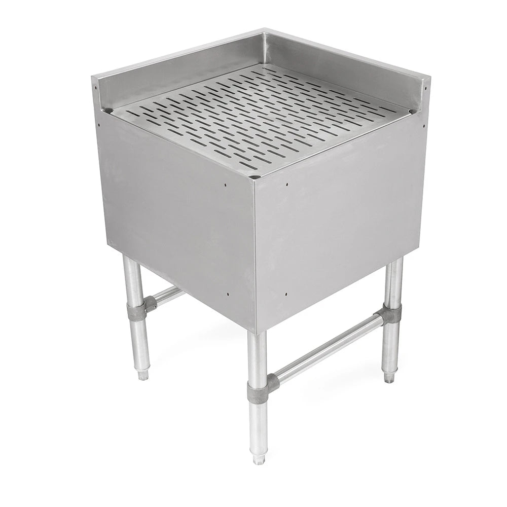 John Boos UBDB-2121-90-IC-X Freestanding Underbar Corner Drainboard