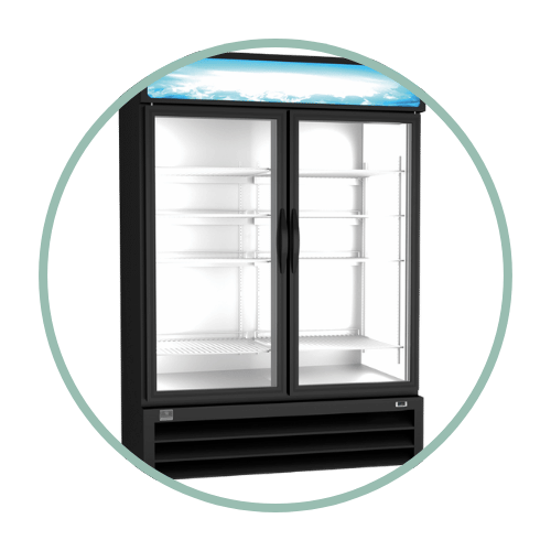 commercial freezer merchandisers for sale online