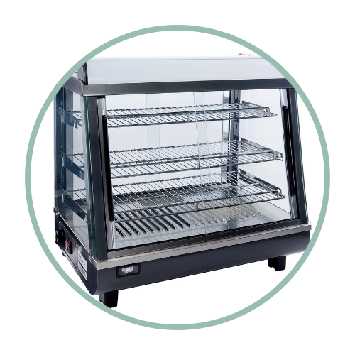 Howard McCray CHS35‑8 Heated Display Case, 95" Wide, 6 Wells