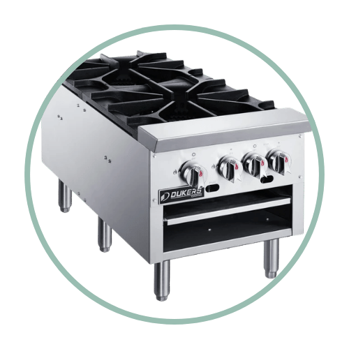 a commercial stock pot range for restaurants