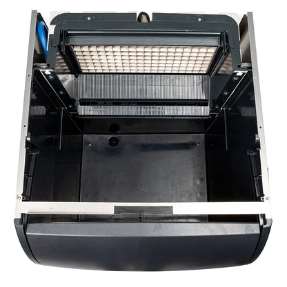 Scotsman UC2024MA-1 80 Lbs. Bin Storage Air Cooled Medium Cube Style Undercounter Ice Maker with Bin - 115 Volts