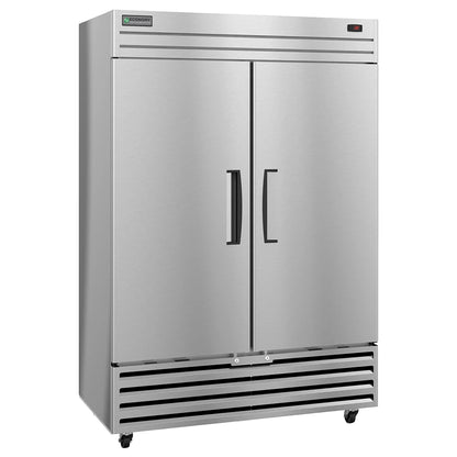 Hoshizaki EF2A-FS 54.37" W Two-Section Solid Door Reach-In Economy Series Freezer - 115 Volts