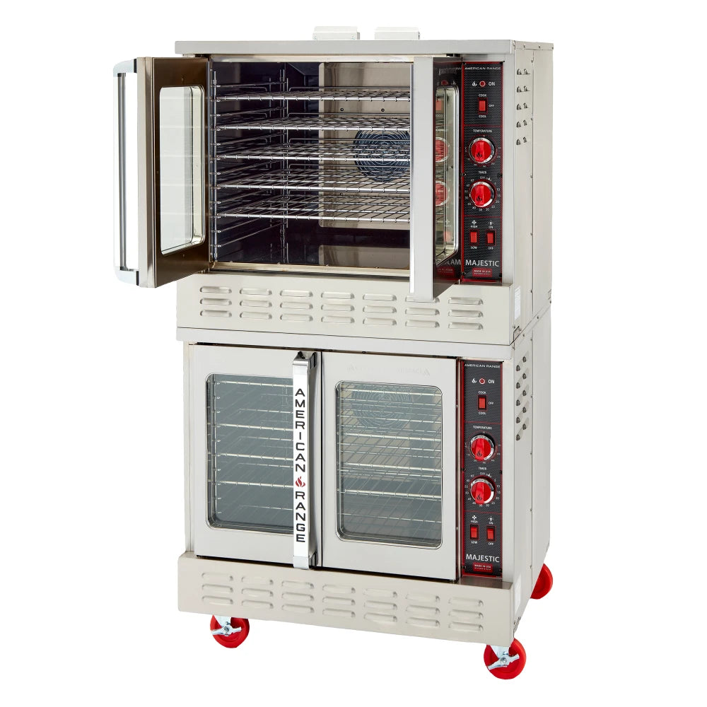 American Range MSD-2 140,000 BTU Natural Gas Double Full Size Convection Oven