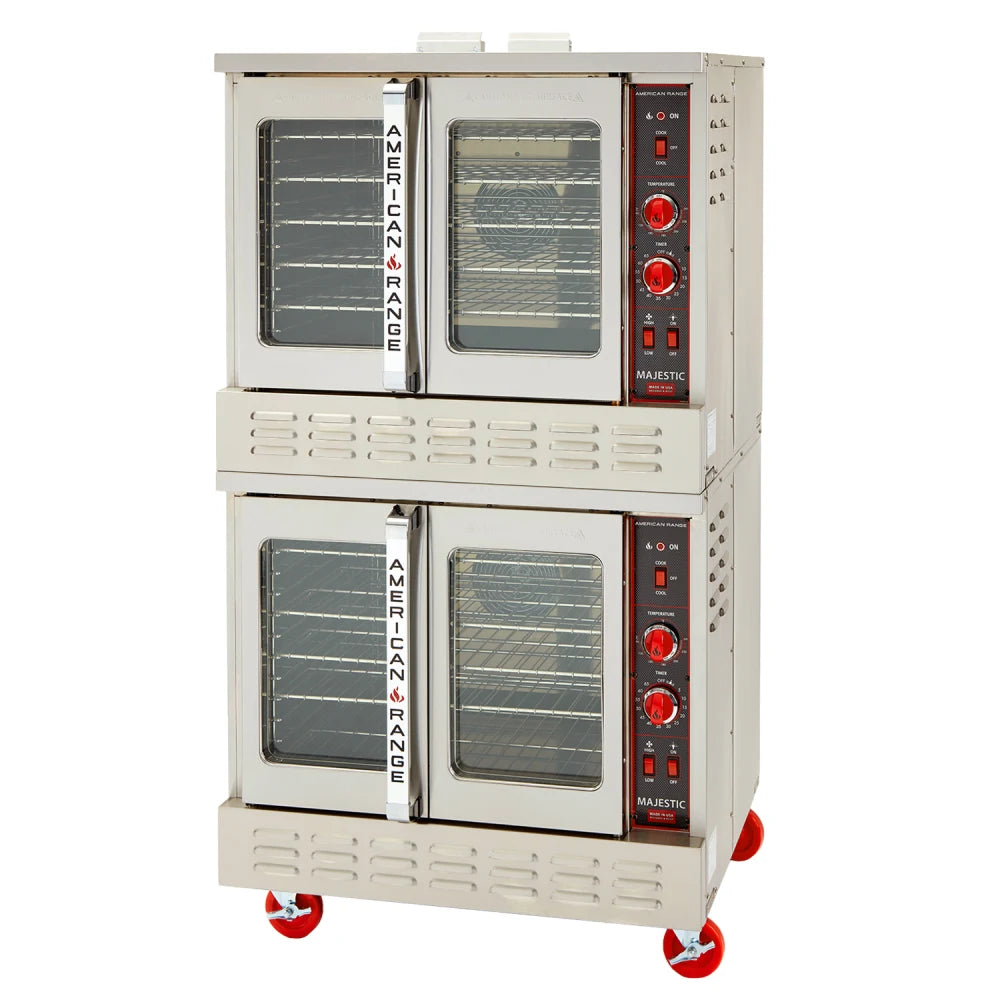 American Range MSD-2 140,000 BTU Natural Gas Double Full Size Convection Oven