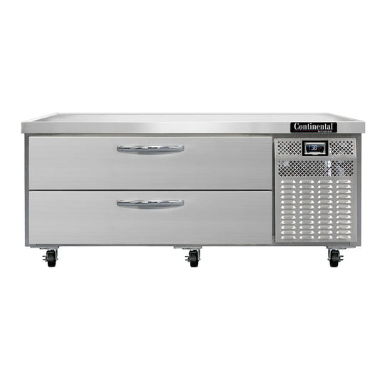 Continental Refrigerator D60GN One-Section Two Drawer Refrigerator Griddle Stand
