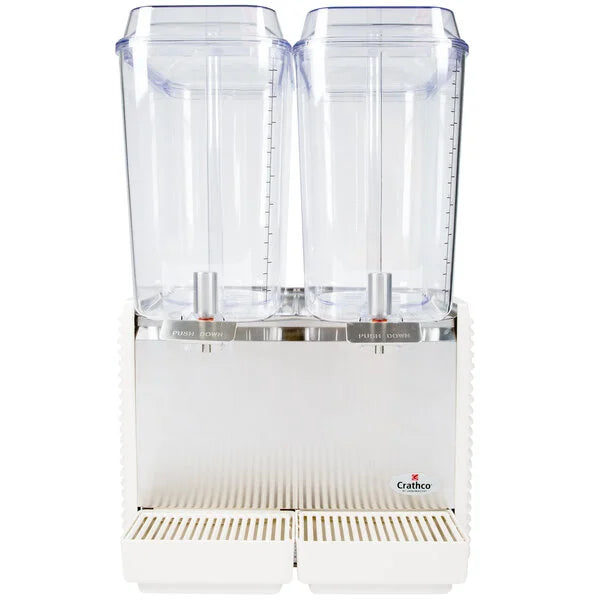 White and clear drink dispenser with 'Craftco' branding on a white background