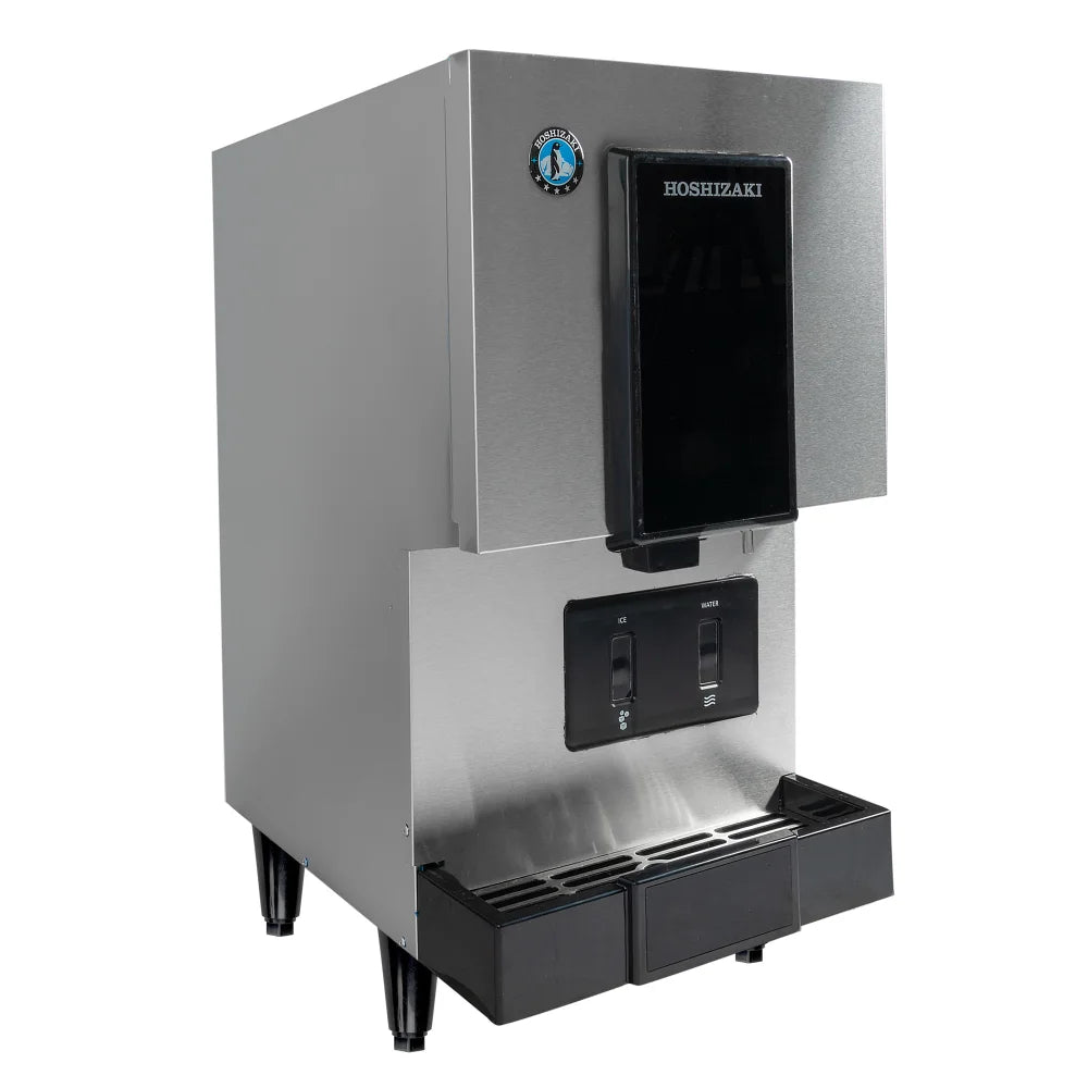 Hoshizaki ice machine on a white background