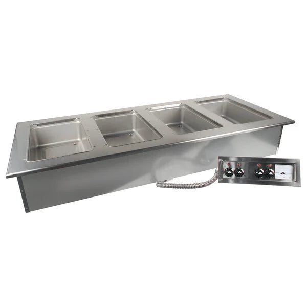Advance Tabco DISW-4-240 Four-Well Drop-In Sealed Electric Hot Food Unit