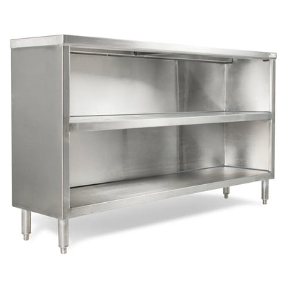 John Boos EDSC8-1548 48" Dish Cabinet with Open Base & Midshelf