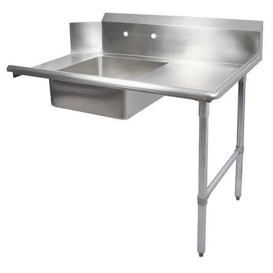 John Boos EDTS8-S30-R60 Soiled Dishtable with Pre-Rinse Sink