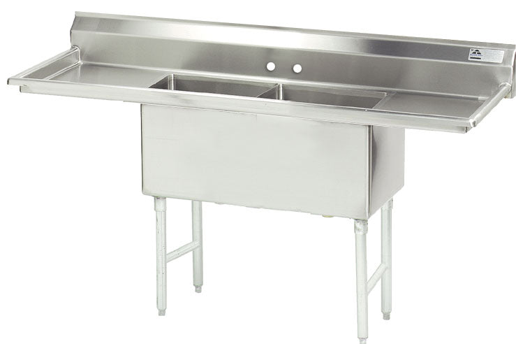 Advance Tabco FS-2-1824 Two-Compartment Sink