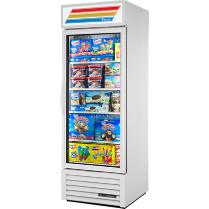 True GDM-23F-HC~TSL01 One-Section Glass Door Freezer Merchandiser