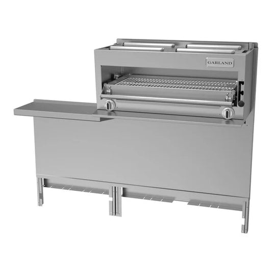 Stainless steel commercial kitchen equipment with 'Garland' branding on a white background
