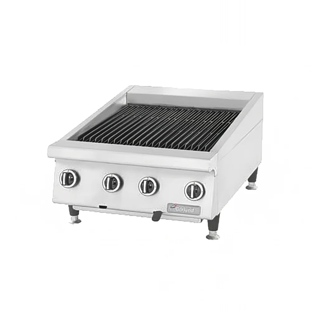 Garland GTBG24-AR24 24" Countertop Gas Charbroiler with Cast Iron Grates