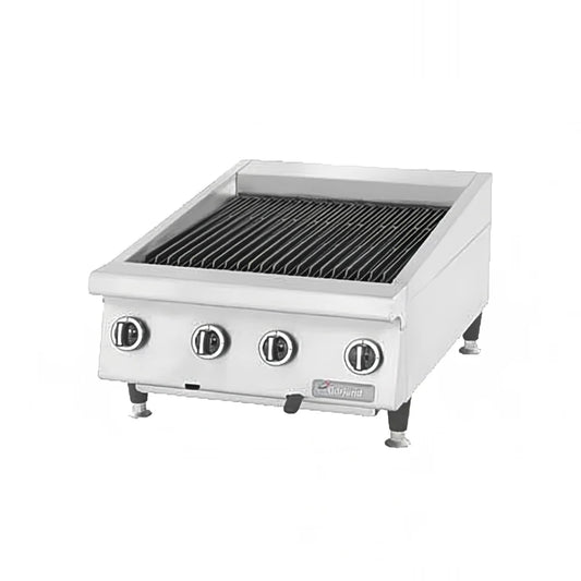Garland GTBG24-AR24 24" Countertop Gas Charbroiler with Cast Iron Grates