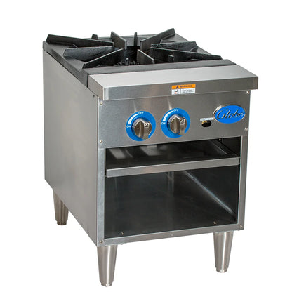 Globe GSP18G 18" Stock Pot Range - 100,000 BTU - Natural Gas