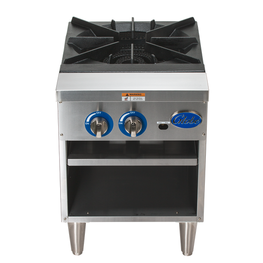 Globe GSP18G 18" Stock Pot Range - 100,000 BTU - Natural Gas