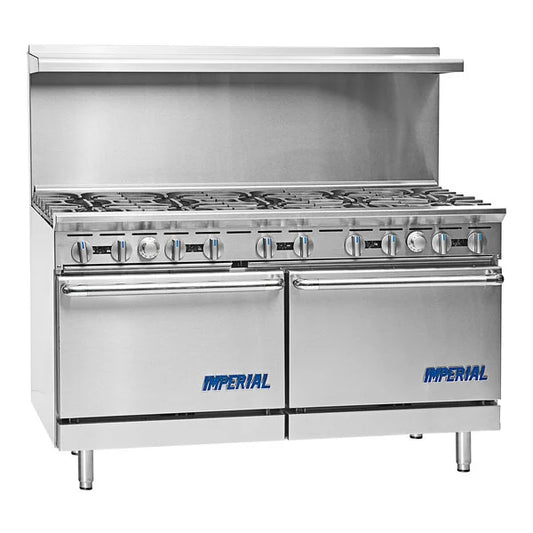 Imperial IR-10 NG 60" Natural Gas Pro Series Restaurant Range - 390,000 BTU