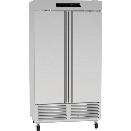 Kutano 2-Door Reach-In Freezer, 49 cu ft, Stainless Steel - KUTF2SS