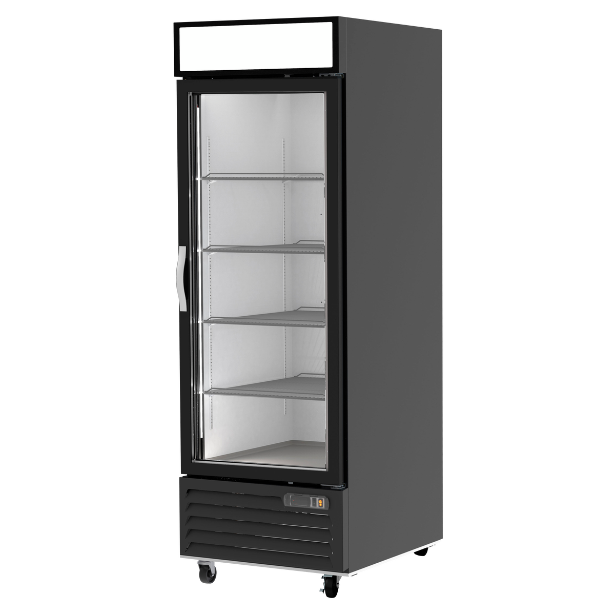 Kutano Merchandiser Refrigerator, 23 cu ft, Black - KUTGDM-1