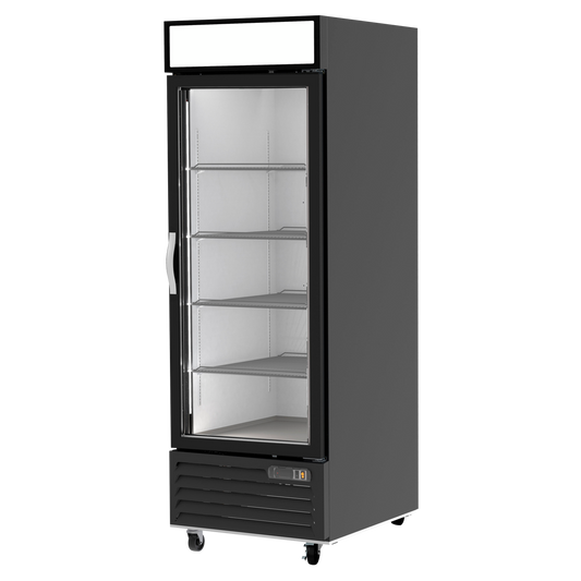 Kutano Merchandiser Refrigerator, 23 cu ft, Black - KUTGDM-1