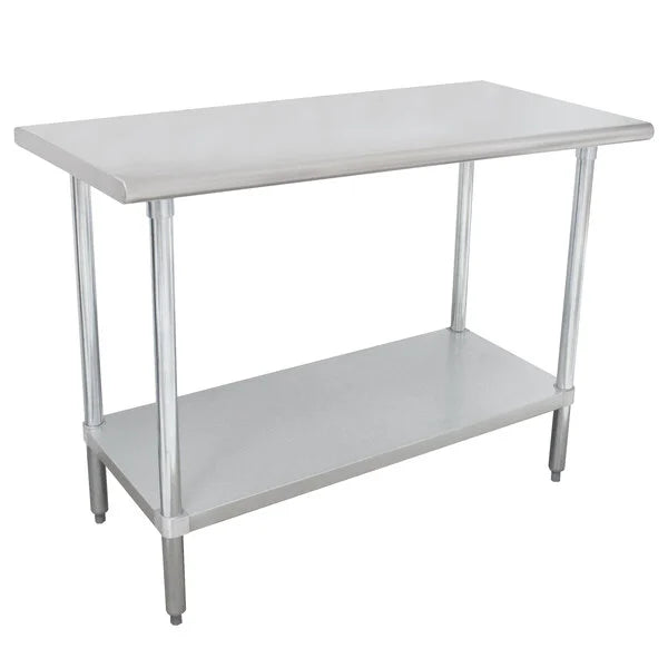 Advance Tabco MSLAG-304-X 30" x 48" Stainless Steel Work Table with Undershelf