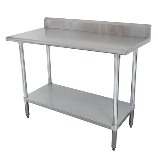 Advance Tabco MSLAG-304-X 30" x 48" Stainless Steel Work Table with Undershelf
