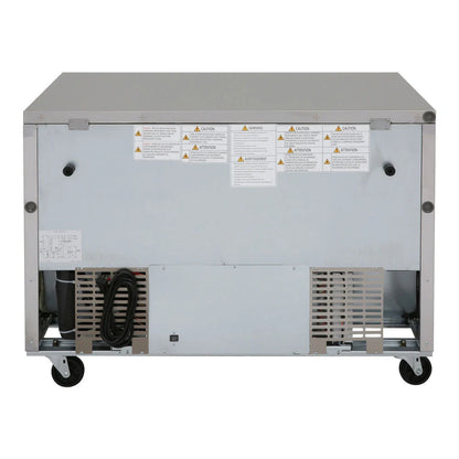 Turbo Air MUF-48-N Undercounter Freezer, 48 1/4" Two-Section Model