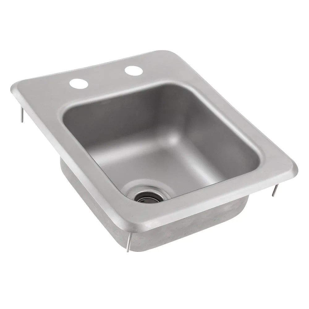 John Boos PB-DISINK090905-X – One-Compartment Drop-In Sink, 9" x 9" Bowl