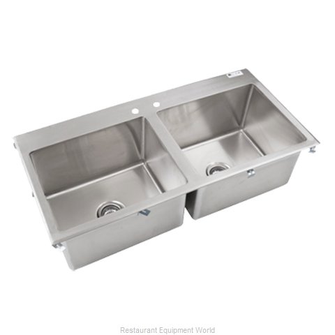 John Boos PB-DISINK201612-2-X Pro-Bowl Drop-In Sink