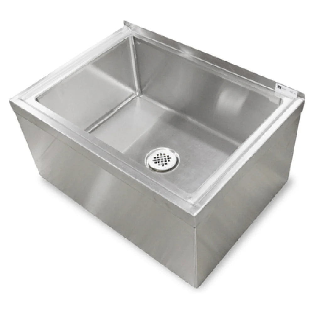 John Boos PBMS2016-6 Floor Mounted Mop Sink, Stainless Steel