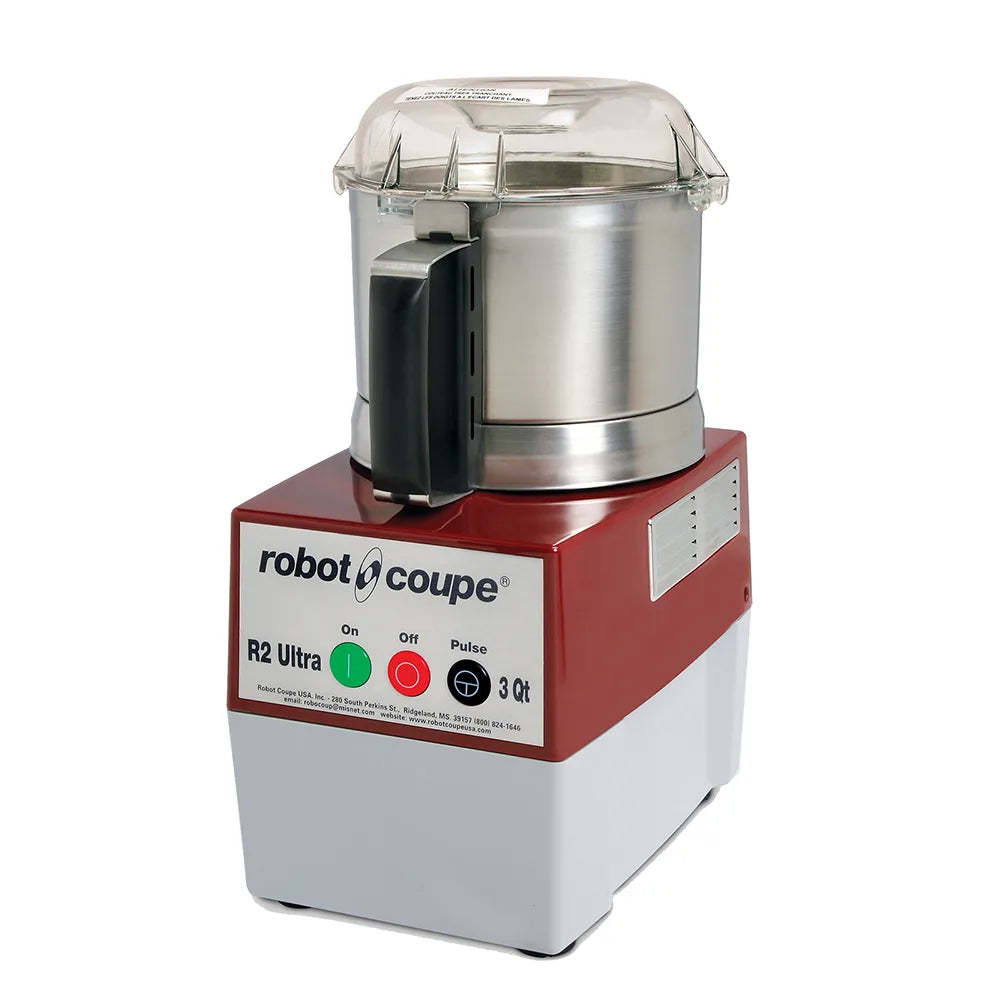 Robot Coupe R2UB 1-Speed Cutter Mixer Food Processor with 3.17 Qt Bowl