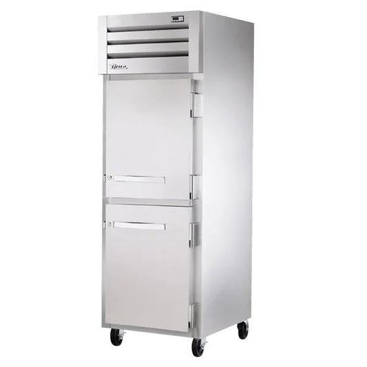 True STG1H-2HS Full Height Insulated Mobile Heated Cabinet with (3) Pan Capacity