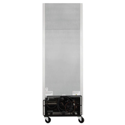 Metallic cylindrical object with fans on a white background