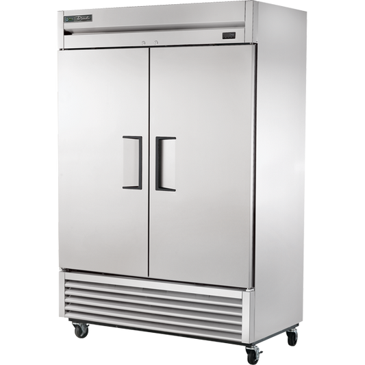 True T-49F-HC 54.13" W Two-Section Solid Door Reach-In Freezer - 115 Volts