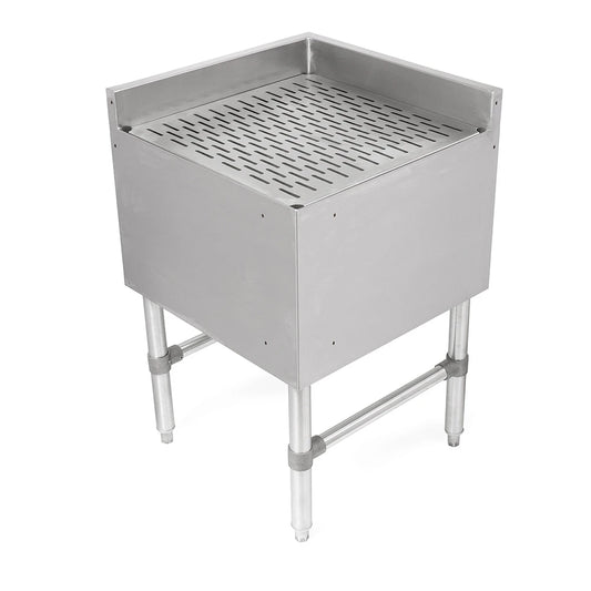John Boos UBDB-2121-90-IC-X Freestanding Underbar Corner Drainboard